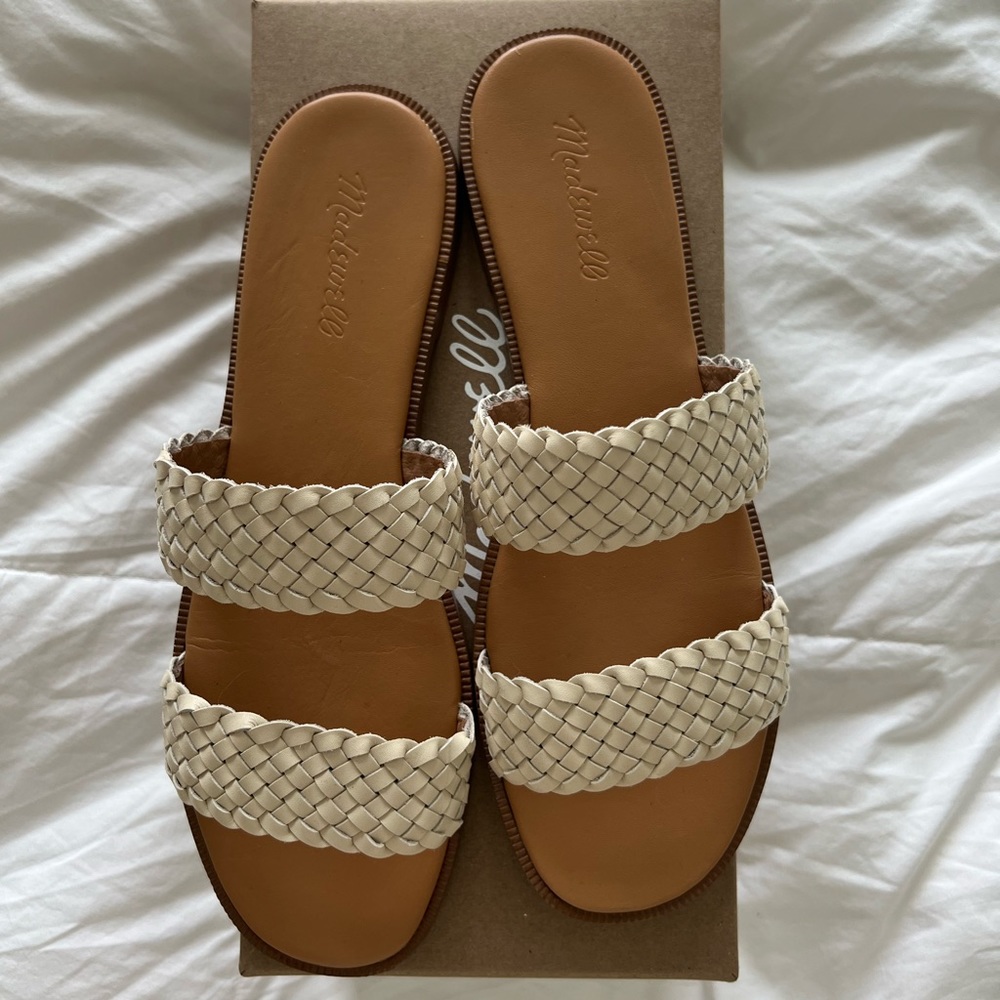 Flat Leather Slides by Madewell